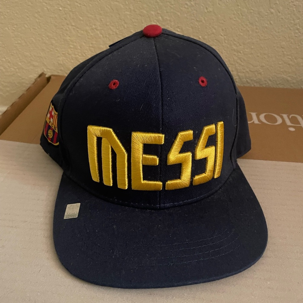FC Barcelona Navy Cap with Red Accents